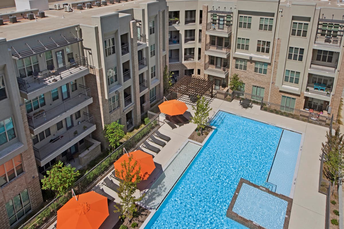 Patio Area of Apartments
